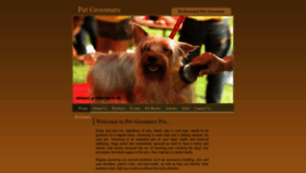What Petgroomerspro.com website looked like in 2020 (4 years ago)