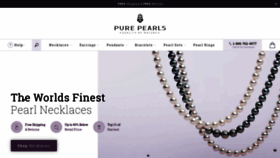 What Purepearls.com website looked like in 2020 (6 years ago)