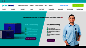 What Printsome.com website looked like in 2020 (4 years ago)