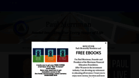 What Paulmerriman.com website looked like in 2020 (5 years ago)