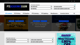 What Pteacademicexam.com website looked like in 2020 (4 years ago)