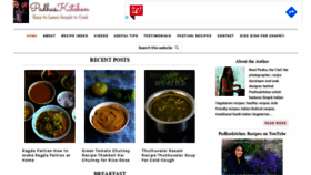 What Padhuskitchen.com website looked like in 2020 (5 years ago)