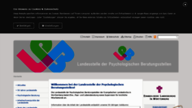 What Psych-beratungsstelle-landesstelle.de website looked like in 2020 (4 years ago)