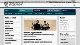 What Politietsregisterblade.dk website looked like in 2020 (4 years ago)