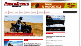 What Powersportsbusiness.com website looked like in 2020 (4 years ago)