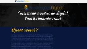 What Publicacoesdigitais.com.br website looked like in 2020 (4 years ago)