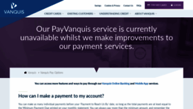 What Payvanquis.co.uk website looked like in 2020 (4 years ago)
