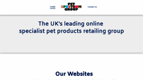 What Petspectrumgroup.co.uk website looked like in 2020 (4 years ago)