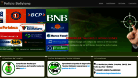 What Policiadnfr.gob.bo website looked like in 2020 (4 years ago)