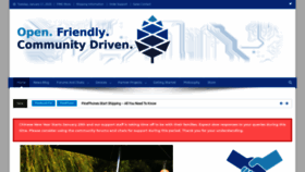 What Pine64.org website looked like in 2020 (4 years ago)