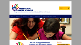 What Parentsforcharterschools.org website looked like in 2020 (4 years ago)