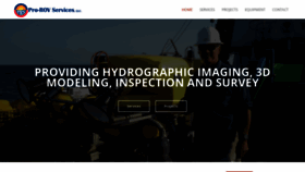 What Pro-rov.com website looked like in 2020 (5 years ago)