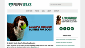 What Puppyleaks.com website looked like in 2020 (4 years ago)