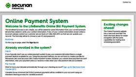 What Payments.lifebenefits.com website looked like in 2020 (4 years ago)