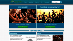 What Projectparties.com website looked like in 2020 (4 years ago)