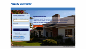 What Propertyclaimcenter.com website looked like in 2020 (4 years ago)