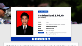 What Pandani.web.id website looked like in 2020 (4 years ago)