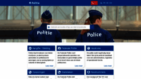 What Politie.be website looked like in 2020 (4 years ago)