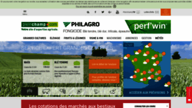What Pleinchamp.com website looked like in 2020 (4 years ago)