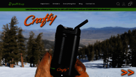 What Puffitup.com website looked like in 2020 (4 years ago)