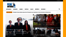 What Peruinforma.com website looked like in 2020 (4 years ago)