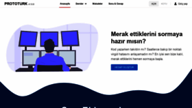 What Prototurk.com website looked like in 2020 (4 years ago)