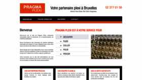 What Pragma-plexi.be website looked like in 2020 (4 years ago)