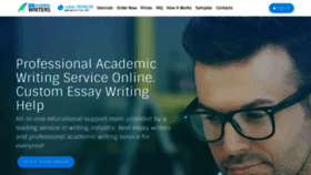 What Pro-academic-writers.com website looked like in 2020 (4 years ago)