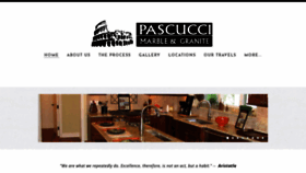 What Pascuccimarble.com website looked like in 2020 (4 years ago)
