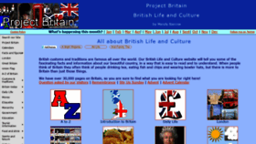 What Projectbritain.com website looked like in 2020 (4 years ago)