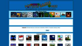 What Physicsgames.net website looked like in 2020 (4 years ago)