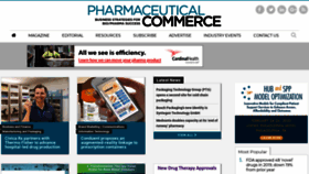 What Pharmaceuticalcommerce.com website looked like in 2020 (4 years ago)