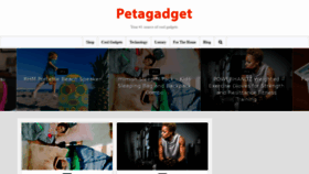 What Petagadget.com website looked like in 2020 (4 years ago)