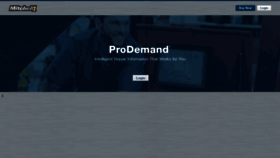 What Prodemand.com website looked like in 2020 (4 years ago)