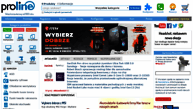 What Proline.pl website looked like in 2020 (4 years ago)