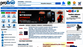 What Proline.pl website looked like in 2020 (5 years ago)