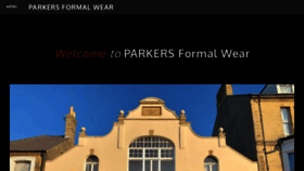 What Parkersformalwear.com website looked like in 2020 (4 years ago)