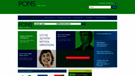 What Pons.pl website looked like in 2020 (4 years ago)