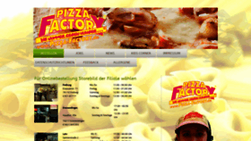 What Pizza-factory.de website looked like in 2020 (4 years ago)