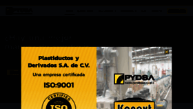 What Plastiductos.com.mx website looked like in 2020 (4 years ago)