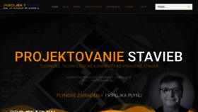 What Projektplyn.sk website looked like in 2020 (4 years ago)