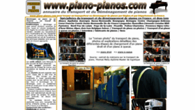 What Piano-pianos.com website looked like in 2020 (4 years ago)