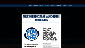 What Podfestexpo.com website looked like in 2020 (4 years ago)