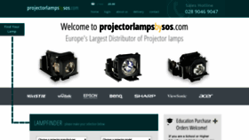 What Projectorlampsbysos.com website looked like in 2020 (4 years ago)
