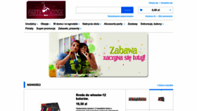 What Partykiosk.pl website looked like in 2020 (4 years ago)