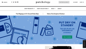 What Patchology.com website looked like in 2020 (4 years ago)