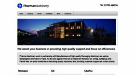 What Pharmamachinery.co.uk website looked like in 2020 (4 years ago)