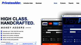 What Privateadder.com website looked like in 2020 (4 years ago)