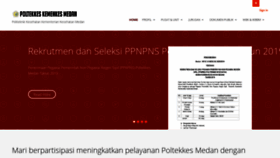 What Poltekkes-medan.ac.id website looked like in 2020 (4 years ago)