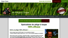 What Piege-a-taupe.com website looked like in 2020 (4 years ago)
